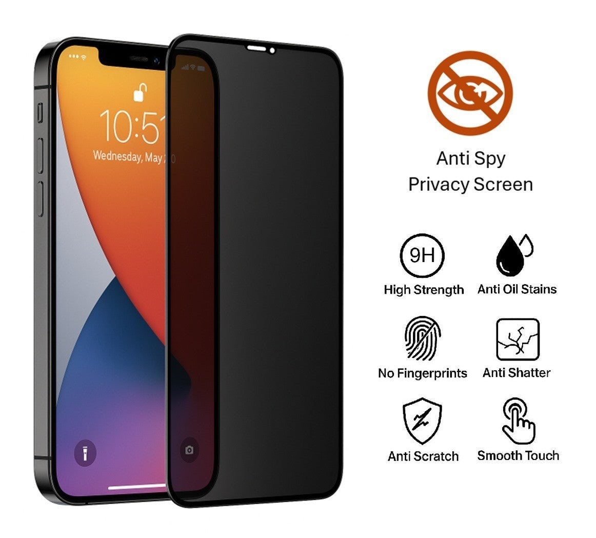 Privacy anti Spy TPU Matte Screen Protector for Iphone 16 15 14 13 12 X Pro Max