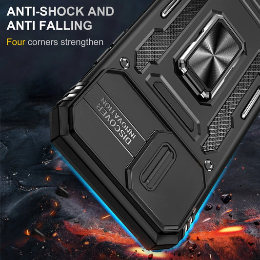 For Iphone 13 Iphone 14 Case Iphone 14 Pro Iphone 14 plus Iphone 14 Pro Max Case Built in Camera Cover & Kickstand Built in 360°Rotate Ring Stand Magnetic Magnet Protective Case - Iphone 14 Plus,Black